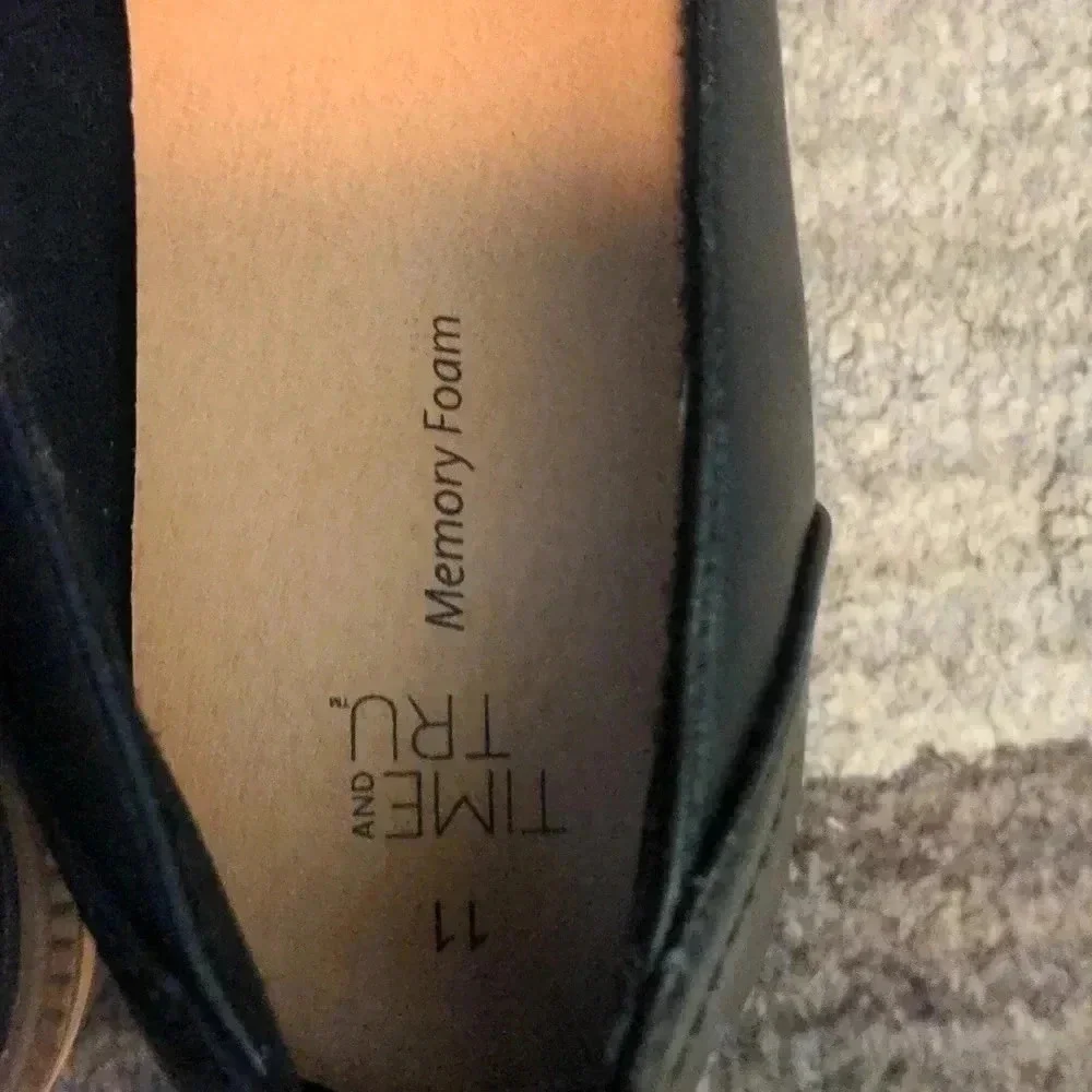 Time and Tru Women's Block Heel Loafers